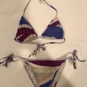 Emilio Pucci bikini - Size S (EUC) Purple print